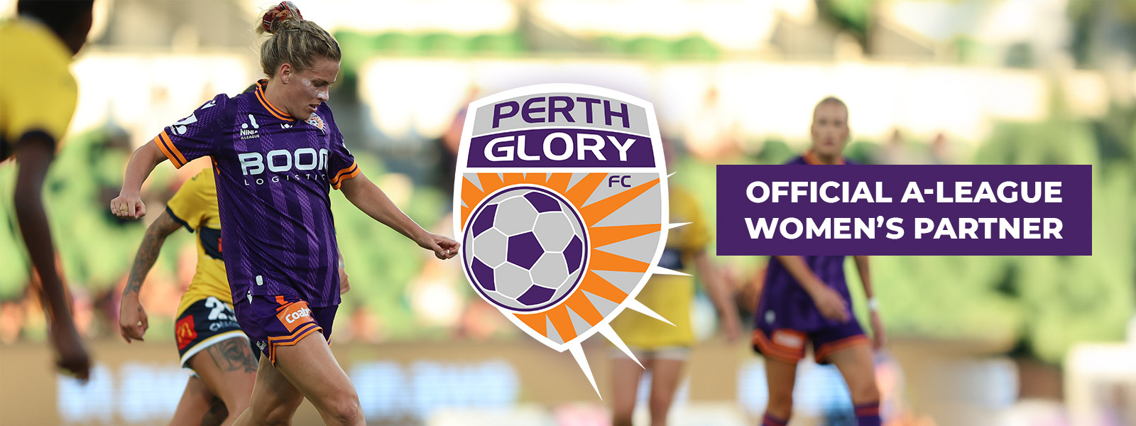 Official partner of the Perth Glory A-League Women’s team