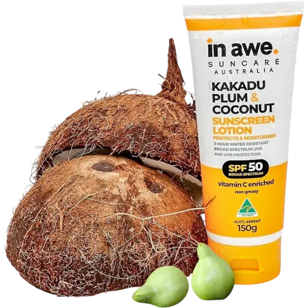 SPF50 Sunscreen Lotion with Kakadu Plum & Coconut 150g