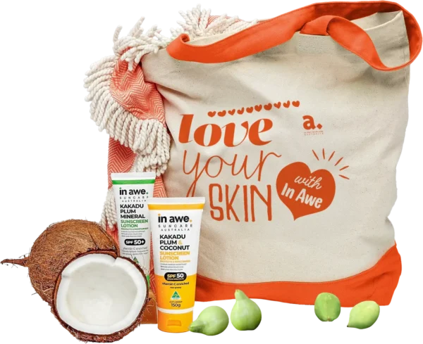 Beach Pack with Tote Bag - Orange