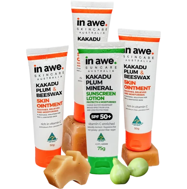 The Ultimate Skincare Stack - SPF50+ Mineral ZINC Sunscreen Lotion with Kakadu Plum 75g