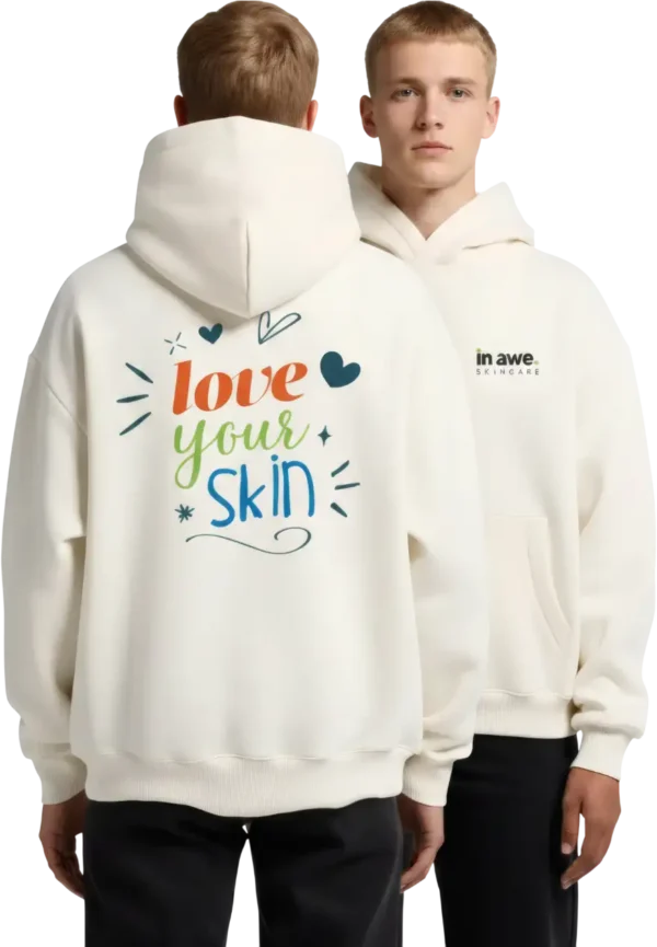 Love Your Skin Relaxed Hoodie - Extra Large