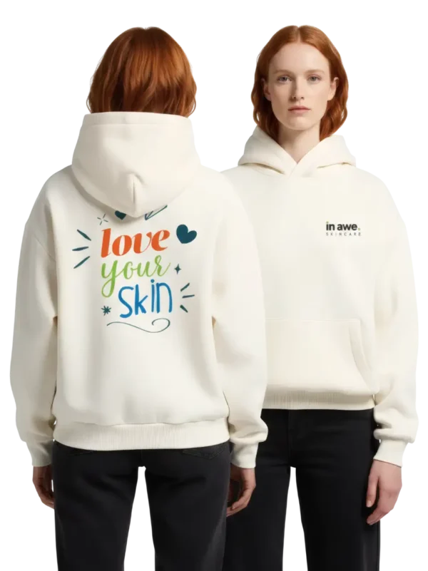 Love Your Skin Relaxed Hoodie - Small